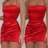 Hot Selling New Women's Clothing With Pleated Straps Solid Color Sexy Casual Women's Dress On Sale