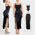 new arrivals Adjustable built-in shapewear maxi dress corset bodysuit compression black bodysuit shapewear women