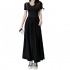 New Trend Summer Hot Sale Slim Black Dress Advanced Fabric Party Elegant Retro Style Dress