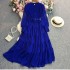 women Dresses clothing New Design Solid Color Long Sleeve Maxi Dress women Casual Dress